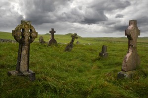 Ancient Celtic gravesite
