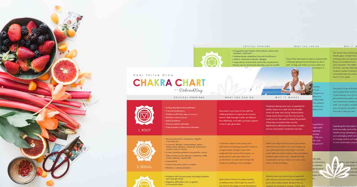chakra food chart pdf