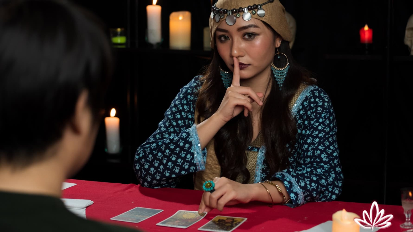 Concept of an open magic book; open pages with water and land an